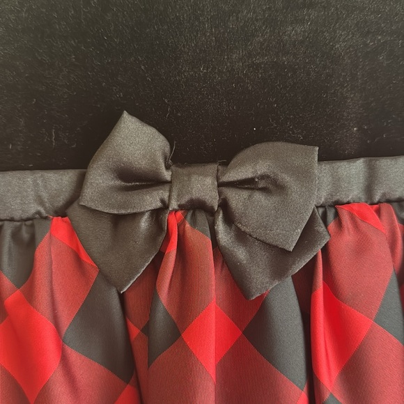 Cat & Jack Red And Black, Classic Buffalo , Long Sleeves, Dress Christmas - Picture 3 of 3